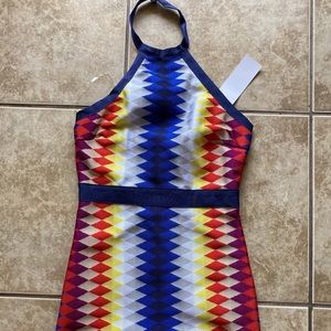 Vibrant Color Dress Body Con Summer